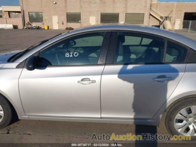 CHEVROLET CRUZE LS AUTO, 1G1PA5SGXE7192456