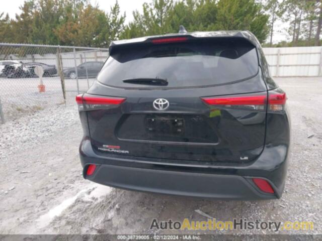 TOYOTA HIGHLANDER LE, 5TDKDRAH3PS039646