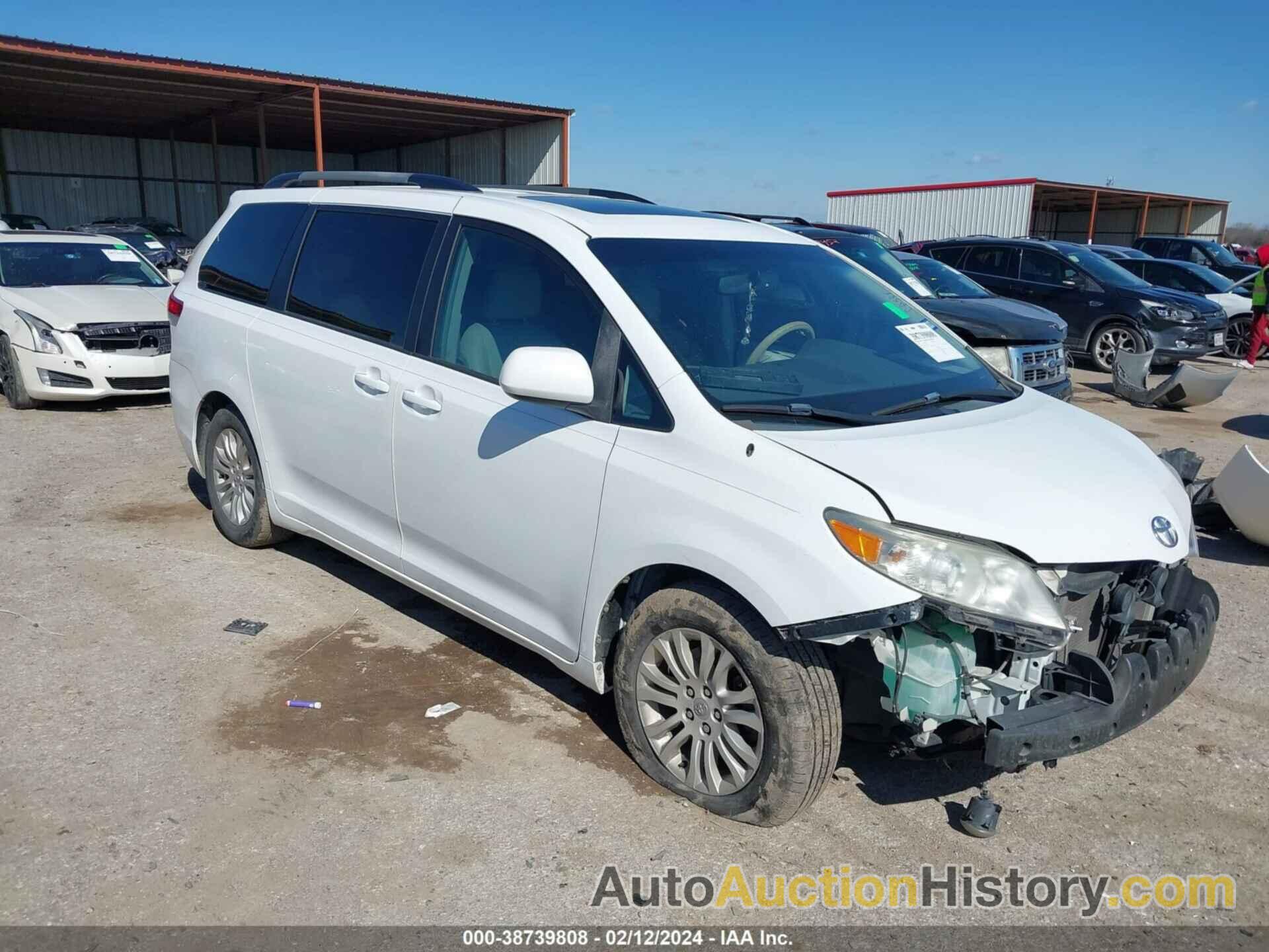 TOYOTA SIENNA XLE V6 8 PASSENGER, 5TDYK3DC2CS205324