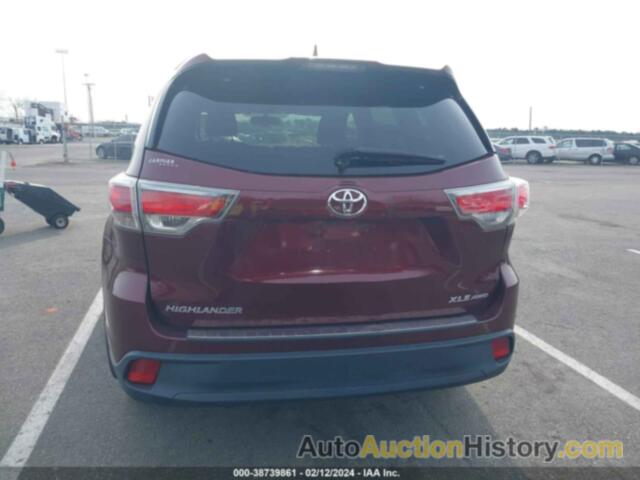 TOYOTA HIGHLANDER XLE, 5TDJKRFH3GS233572