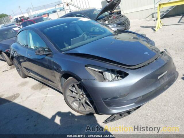 TESLA MODEL 3 REAR-WHEEL DRIVE, 5YJ3E1EA2PF412552