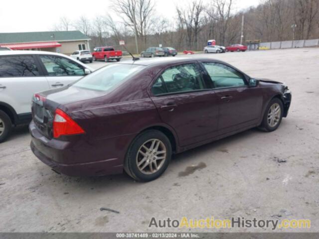 FORD FUSION S, 3FAHP0GA8BR260474