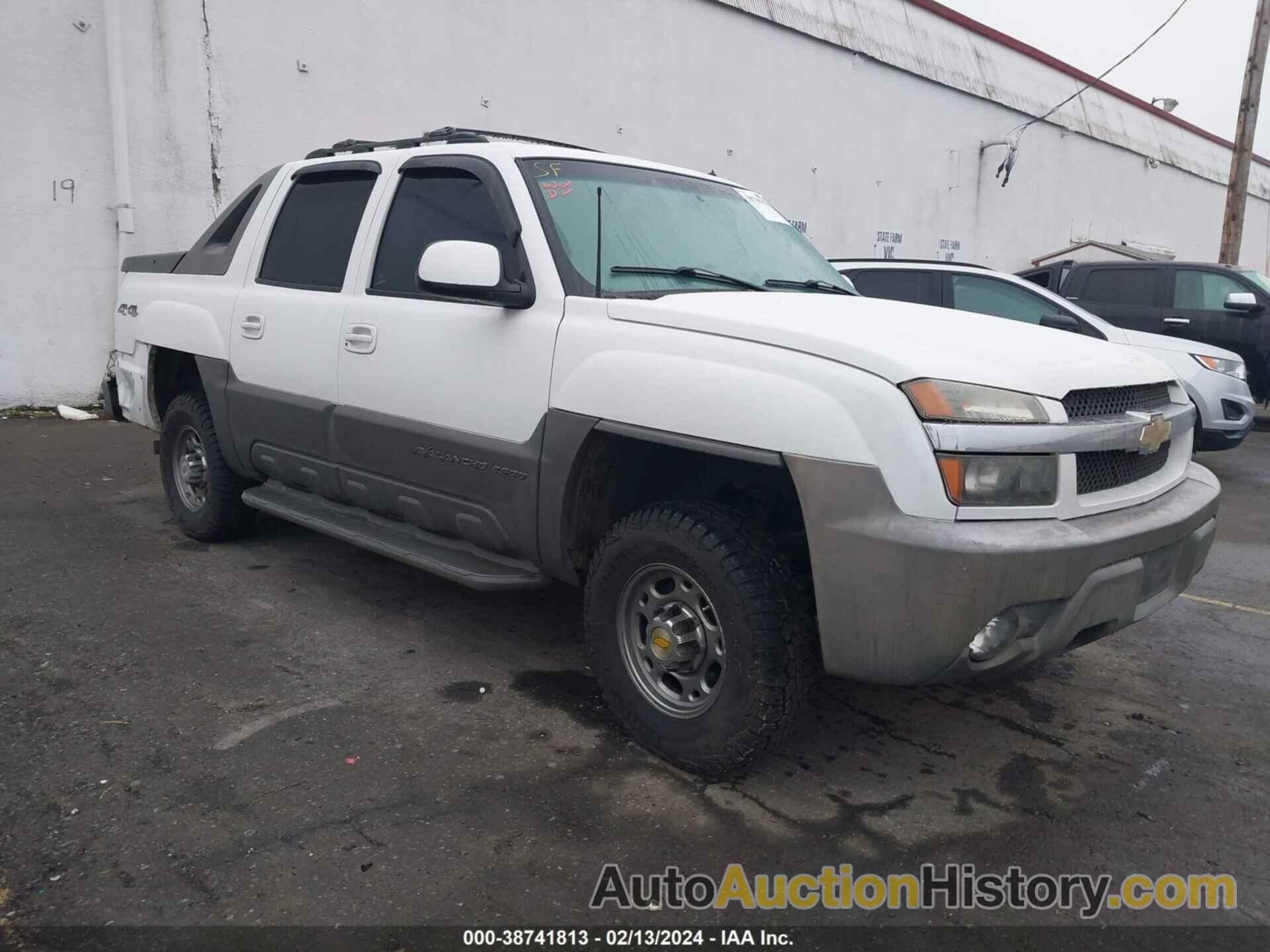 CHEVROLET AVALANCHE 2500, 3GNGK23G42G224830