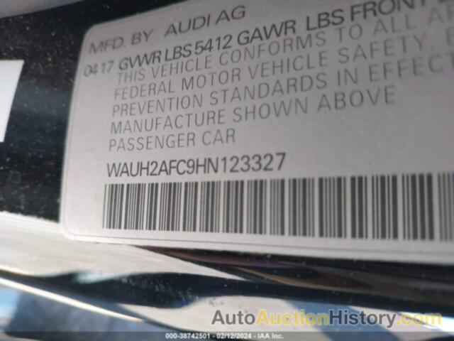 AUDI A6 3.0T PREMIUM PLUS, WAUH2AFC9HN123327