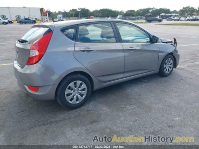 HYUNDAI ACCENT SE, KMHCT5AE2HU360088