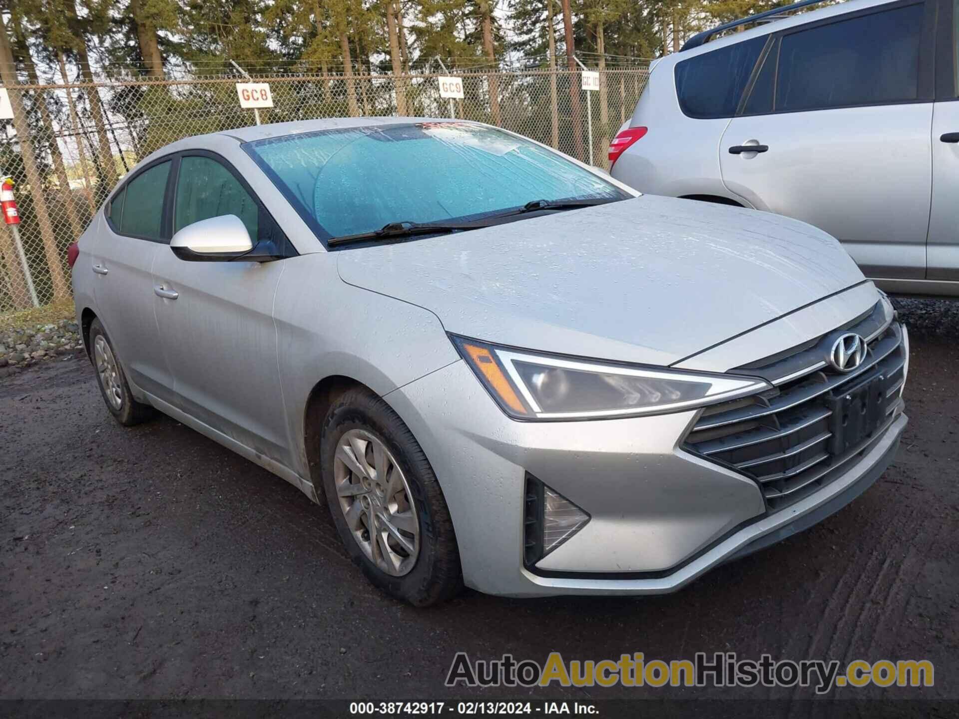 HYUNDAI ELANTRA SE, 5NPD74LF4KH452141