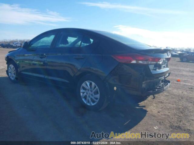 HYUNDAI ELANTRA SE, KMHD74LFXJU668415