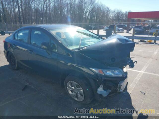 HONDA CIVIC LX, 2HGFB2F53DH595240