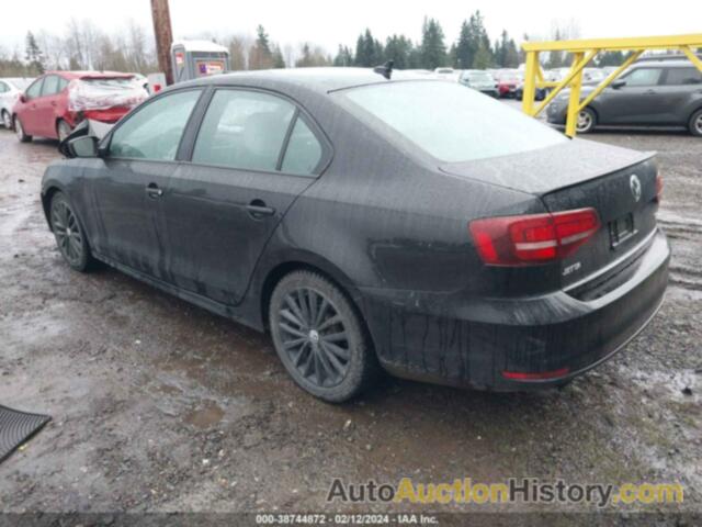 VOLKSWAGEN JETTA 1.8T SPORT, 3VWD17AJ6GM324489