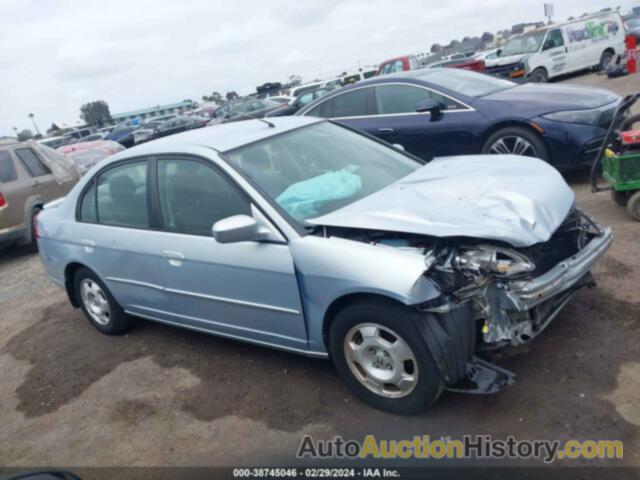 HONDA CIVIC HYBRID HYBRID, JHMES956X5S003600