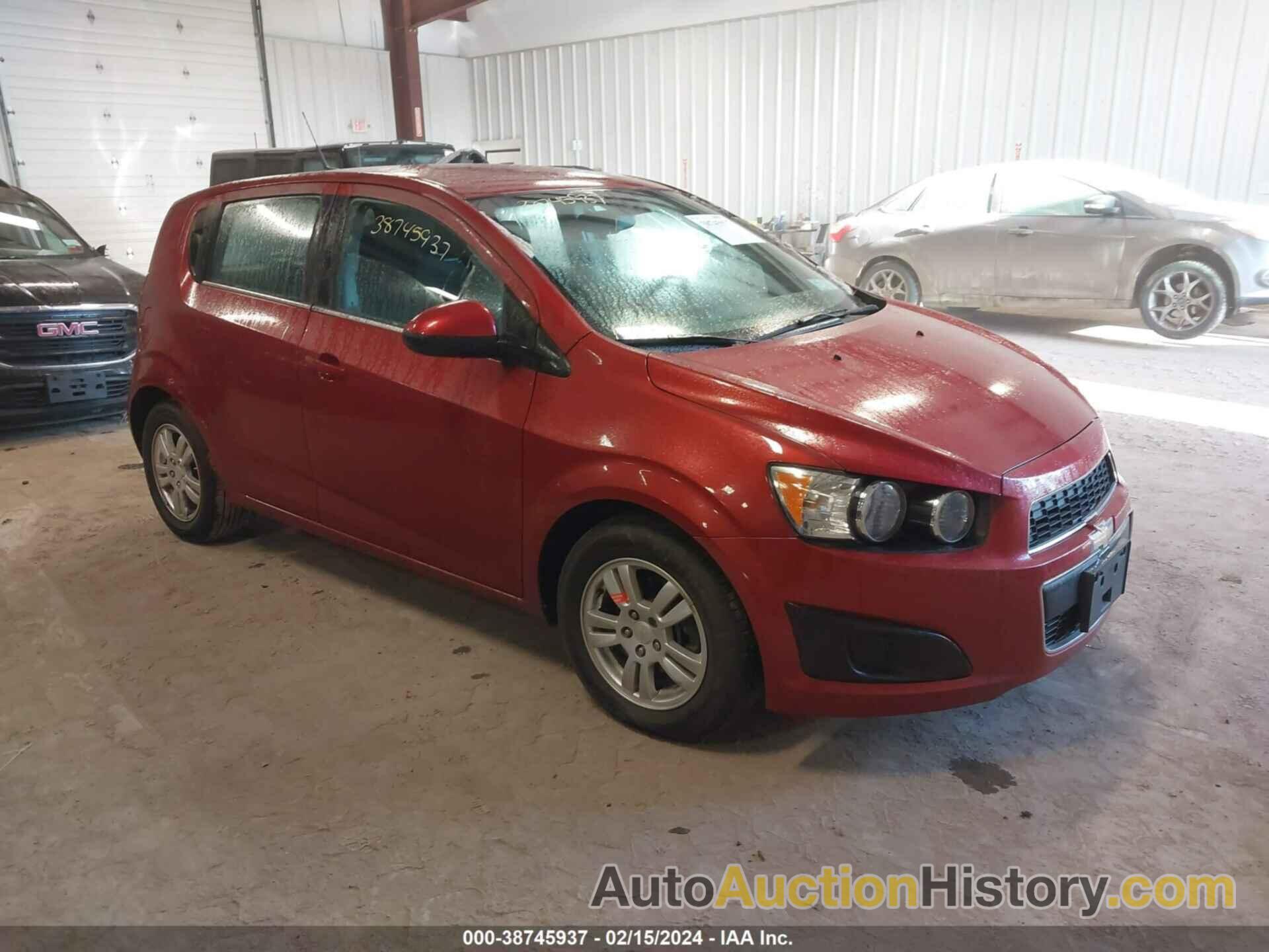 CHEVROLET SONIC LT AUTO, 1G1JC6SG9D4134540