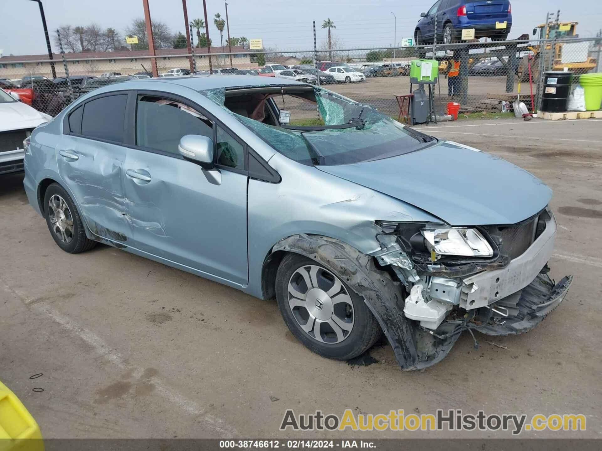 HONDA CIVIC HYBRID, 19XFB4F20DE202547