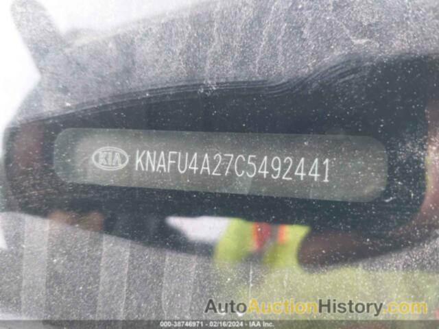 KIA FORTE EX, KNAFU4A27C5492441