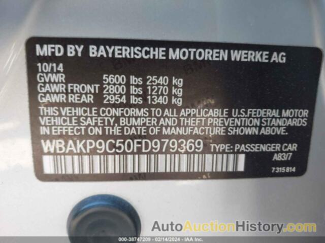 BMW 550I XDRIVE, WBAKP9C50FD979369