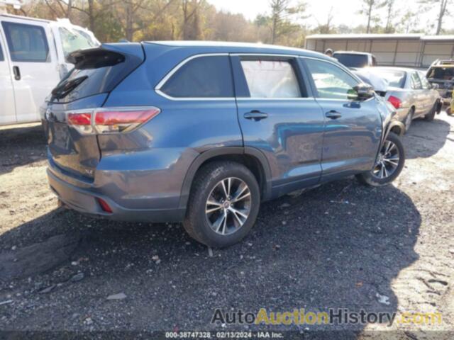 TOYOTA HIGHLANDER XLE V6, 5TDKKRFH5GS128147