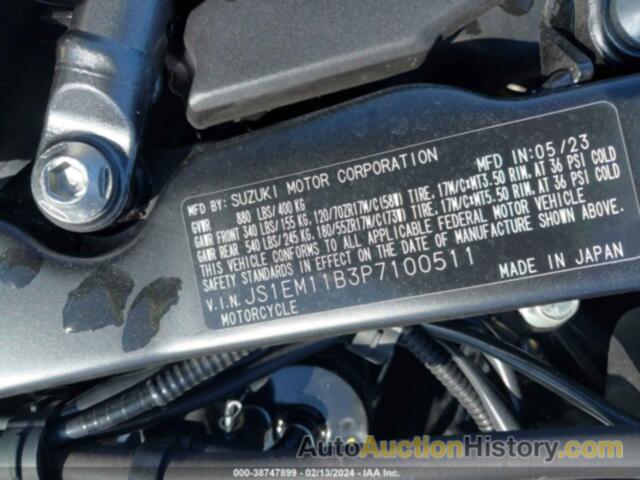 SUZUKI GSX800 R, JS1EM11B3P7100511