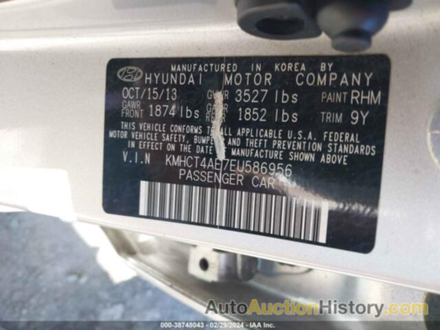 HYUNDAI ACCENT GLS, KMHCT4AE7EU586956