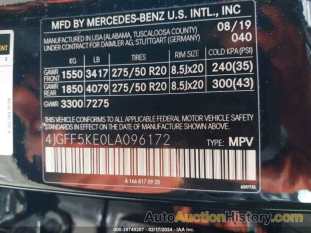 MERCEDES-BENZ GLS 450 4MATIC, 4JGFF5KE0LA096172