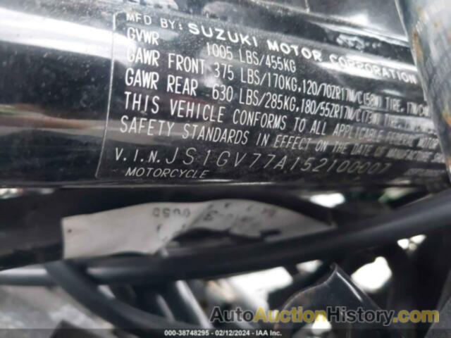 SUZUKI GSF1200 S, JS1GV77A152100007