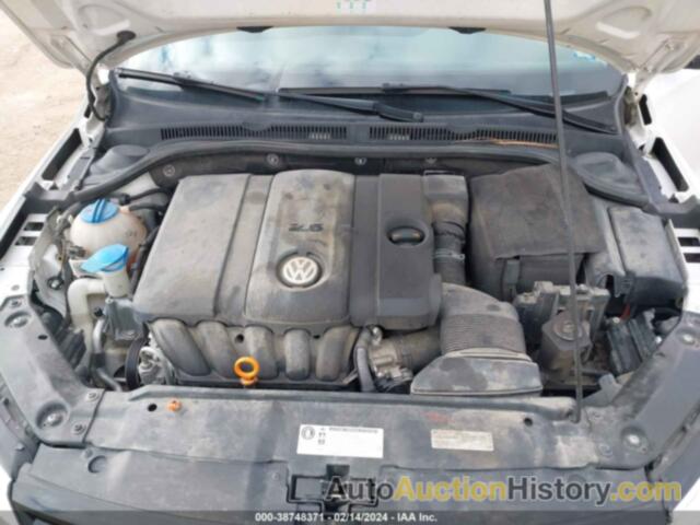 VOLKSWAGEN JETTA 2.5L SEL, 3VWLX7AJ0DM366260