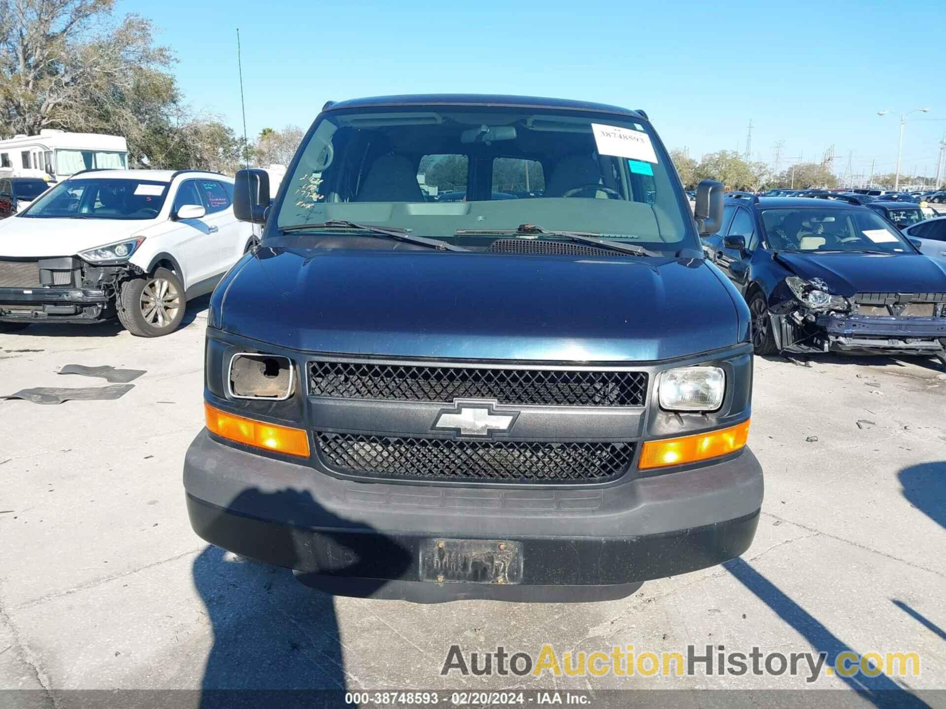 CHEVROLET EXPRESS PASSENGER, 1GNFG154391148407