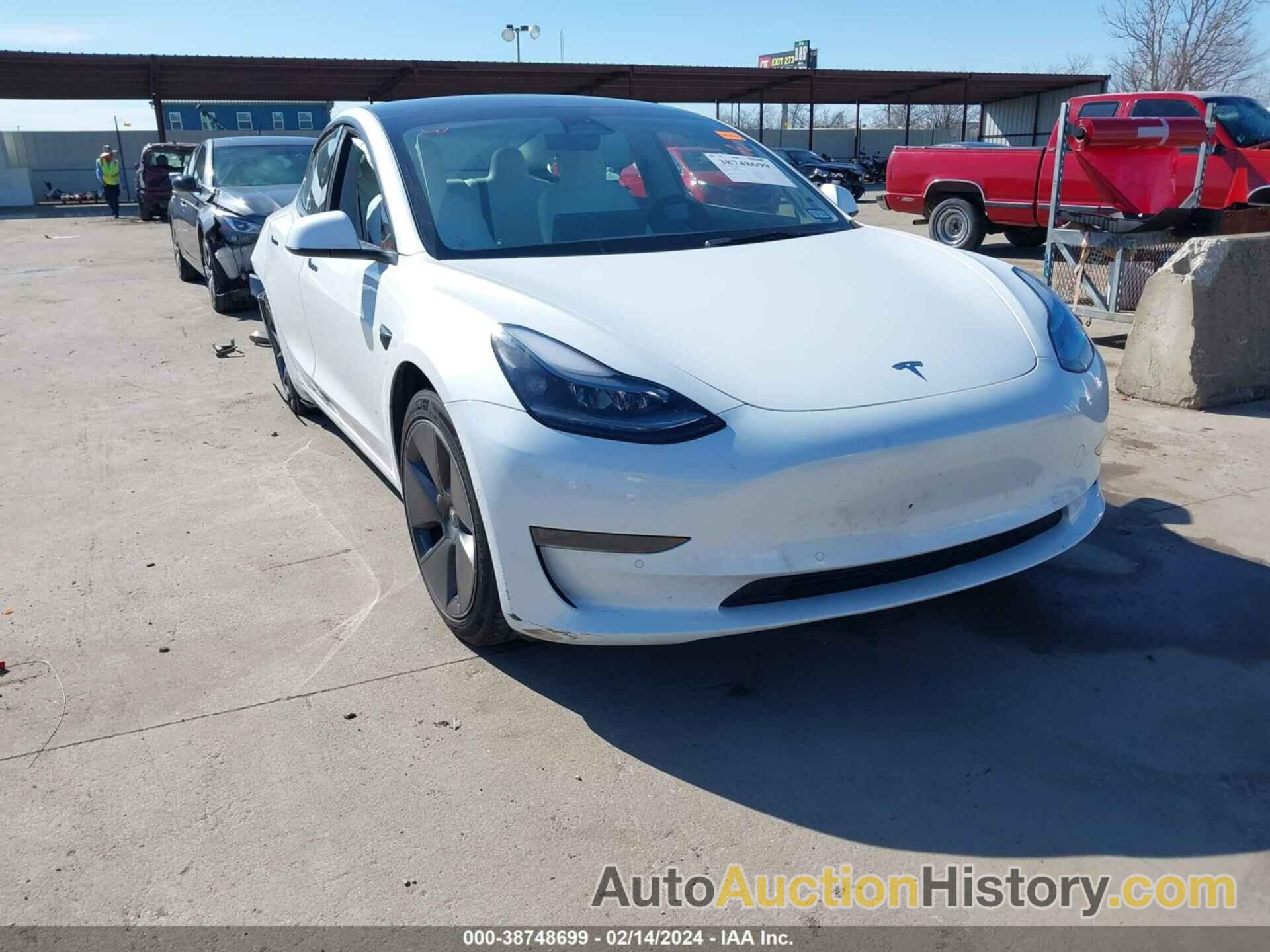 TESLA MODEL 3 REAR-WHEEL DRIVE, 5YJ3E1EA2NF355900