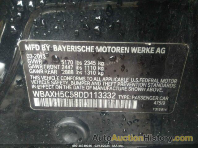 BMW 528 XI, WBAXH5C58DD113332