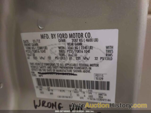 FORD ESCAPE LIMITED, 1FMCU9EG2CKB65547