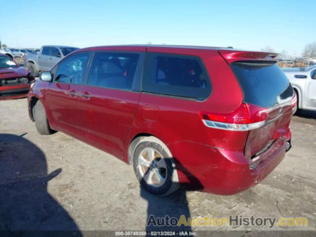 TOYOTA SIENNA BASE V6, 5TDZK3DCXBS118841