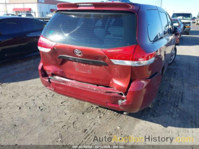 TOYOTA SIENNA BASE V6, 5TDZK3DCXBS118841