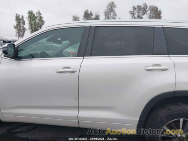 TOYOTA HIGHLANDER XLE, 5TDKZRFH0JS543301