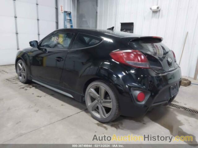 HYUNDAI VELOSTER TURBO W/BLUE, KMHTC6AE1DU112320