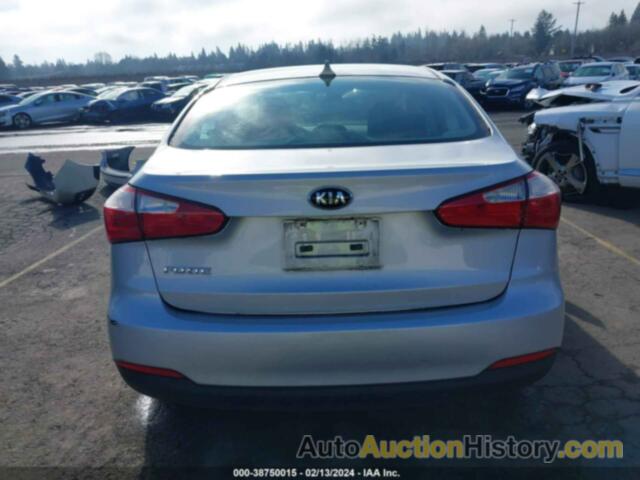 KIA FORTE LX, KNAFK4A61G5598088