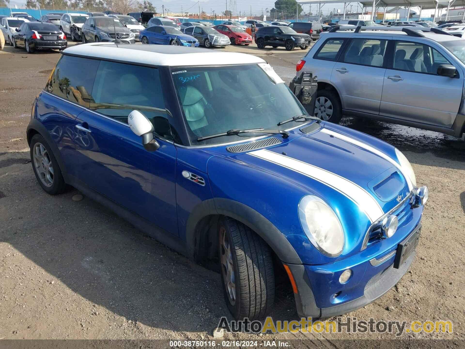 MINI COOPER S, WMWRE33595TG96817