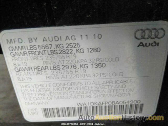 AUDI Q5 PREMIUM PLUS, WA1DKAFP0BA054900