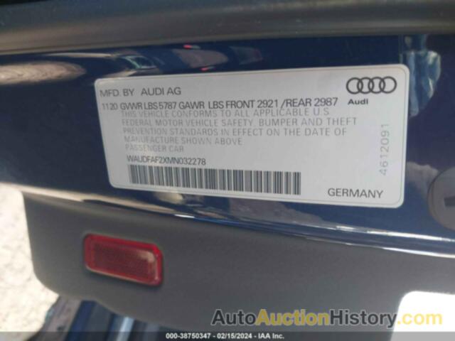 AUDI S6 PREMIUM PLUS TFSI QUATTRO TIPTRONIC, WAUDFAF2XMN032278