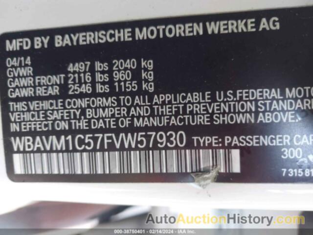 BMW X1 SDRIVE28I, WBAVM1C57FVW57930