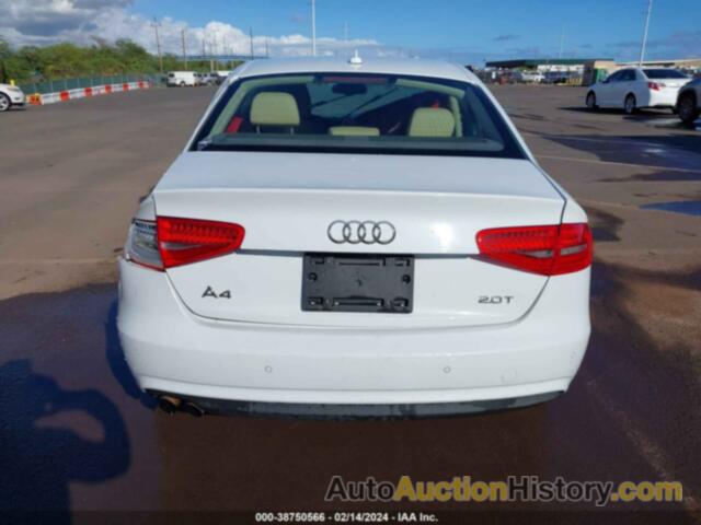 AUDI A4 2.0T PREMIUM, WAUEFAFL0DA107056