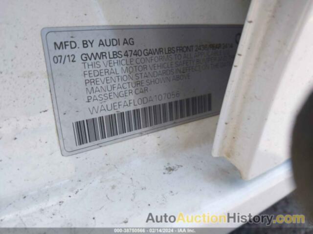 AUDI A4 2.0T PREMIUM, WAUEFAFL0DA107056