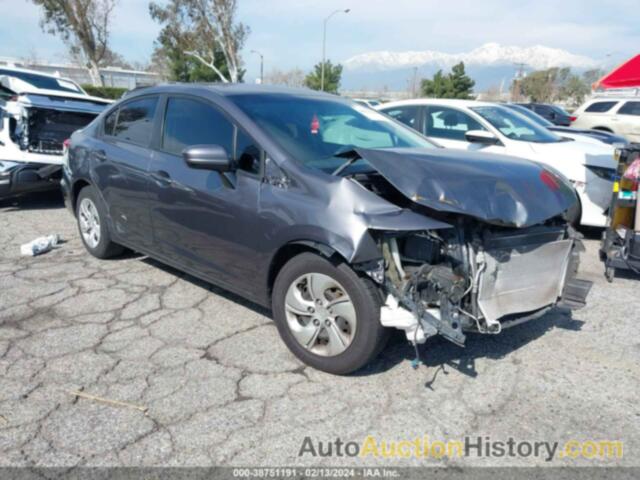 HONDA CIVIC LX, 2HGFB2F53FH541777