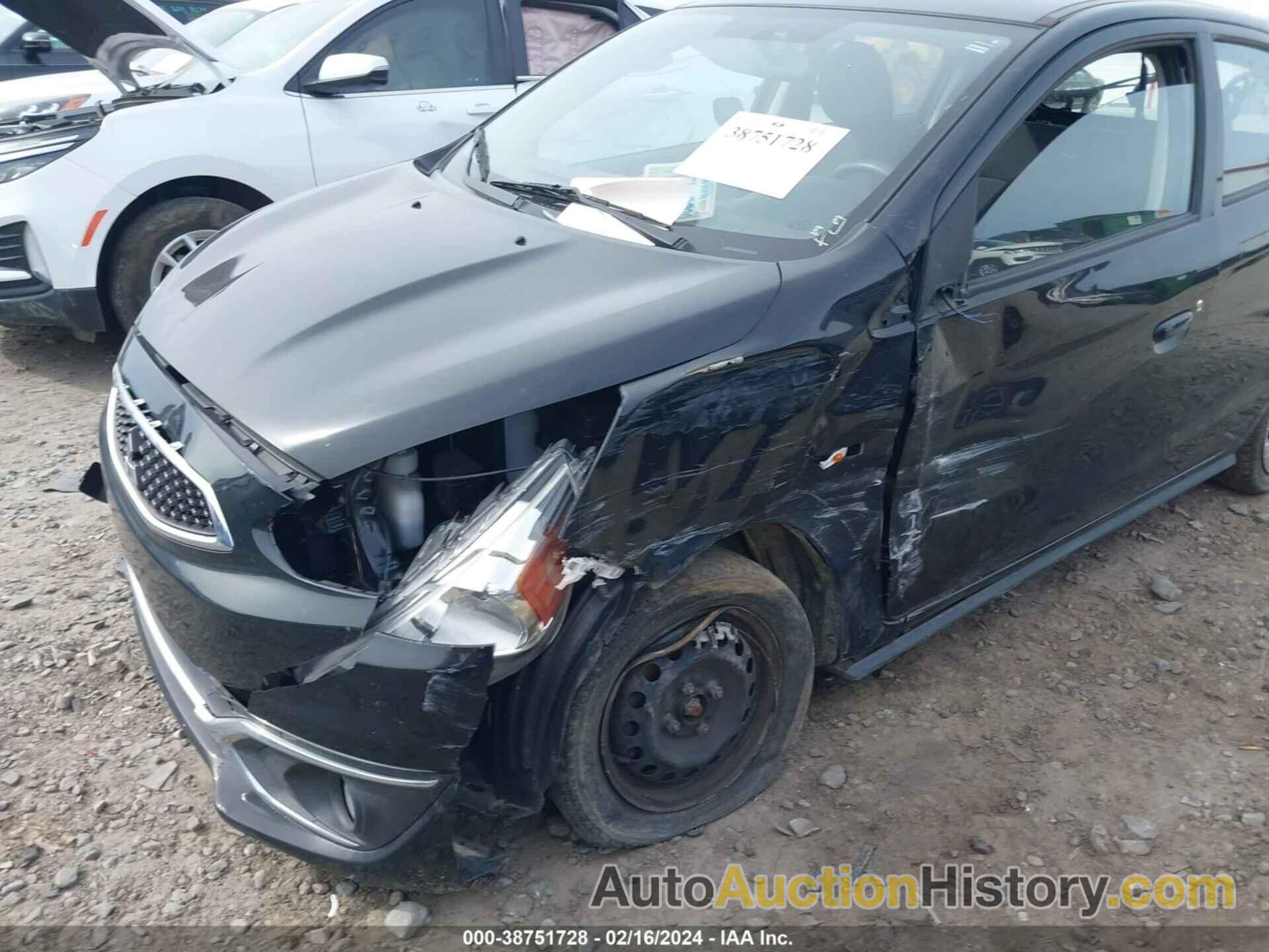 MITSUBISHI MIRAGE ES, ML32A3HJ7JH013953