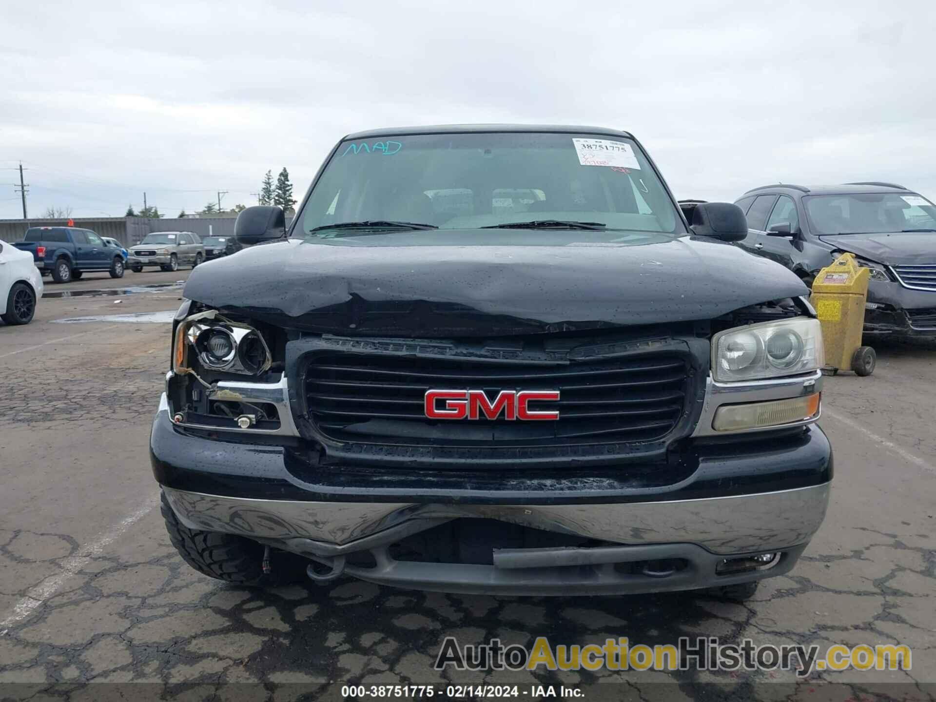 GMC YUKON XL K1500, 1GKFK16T91J252535