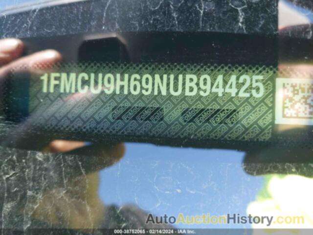 FORD ESCAPE SEL, 1FMCU9H69NUB94425