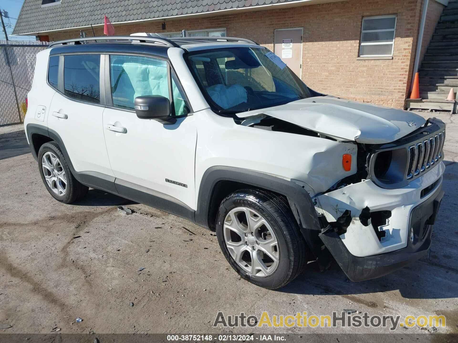 JEEP RENEGADE LIMITED FWD, ZACNJAD14LPL42395