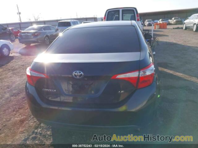 TOYOTA COROLLA LE, 2T1BURHE2FC354425