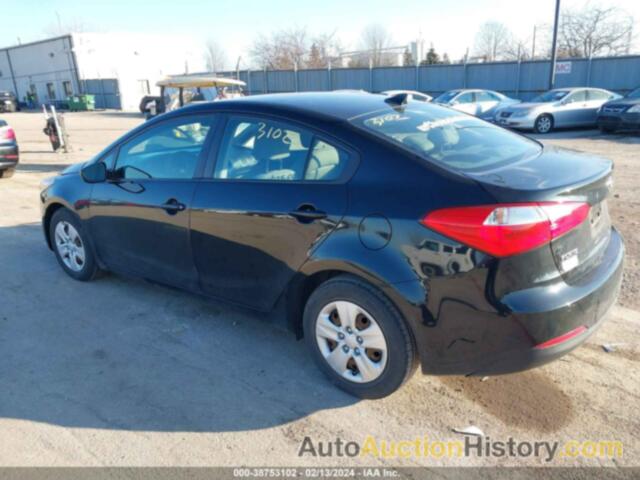 KIA FORTE LX, KNAFK4A69F5292450