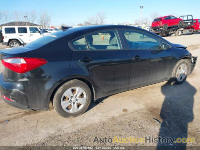 KIA FORTE LX, KNAFK4A69F5292450