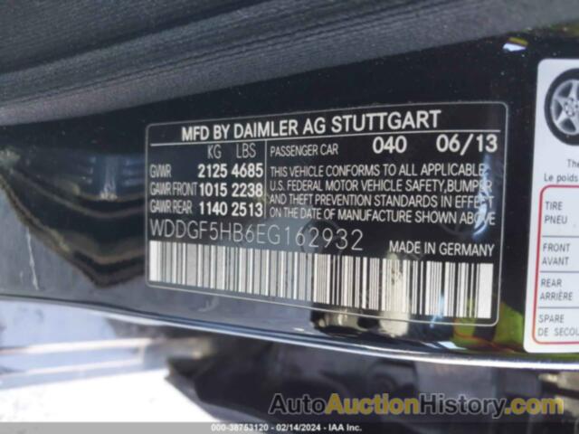 MERCEDES-BENZ C 350 SPORT, WDDGF5HB6EG162932