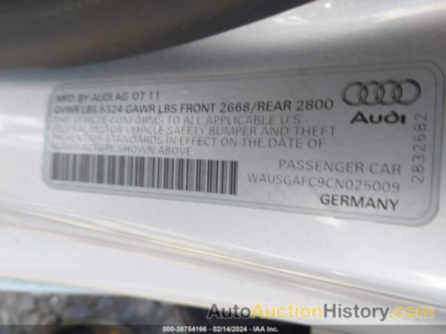 AUDI A7 PREMIUM, WAUSGAFC9CN025009