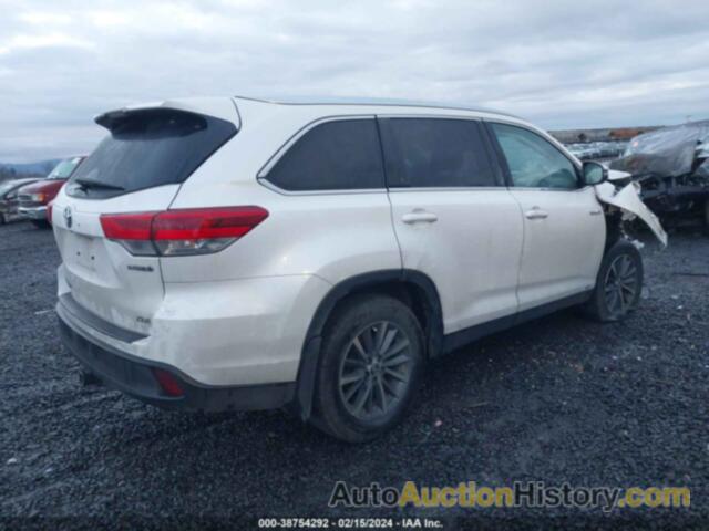 TOYOTA HIGHLANDER HYBRID/XLE, 5TDJGRFH2KS053901